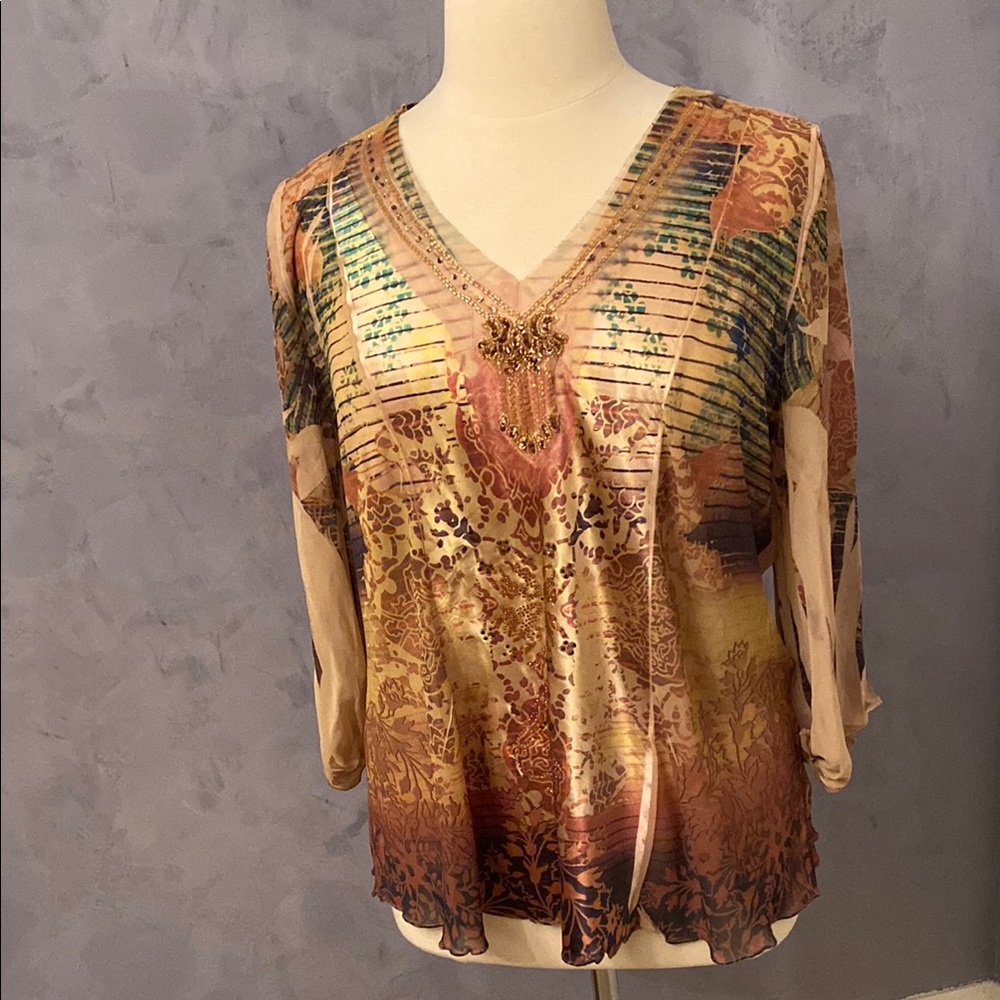Elegant Multicolor Women's Top